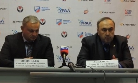 Видео послематчевой пресс-конференции игры ВХЛ «Ижсталь» — «Сарыарка» 3:4 О.Т