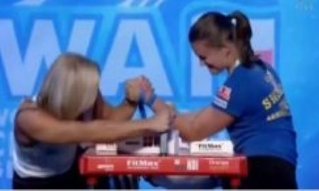 Казахстанка выиграла чемпионат мира по армрестлингу в Польше