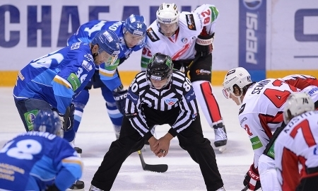 Фоторепортаж с матча КХЛ «Барыс» — «Авангард» 5:2