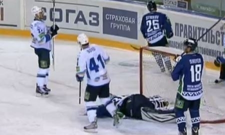 Видеообзор матча КХЛ «Югра» — «Барыс» 2:6