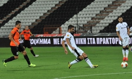 Статистика матча Лиги Европы ПАОК — «Шахтер» 2:1
