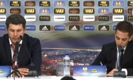 Видео послематчевой пресс-конференции игры Лиги Европы ПАОК — «Шахтёр» 2:1