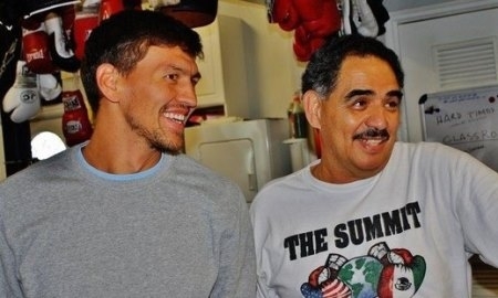 Фоторепортаж с тренировки Исы Акбербаева