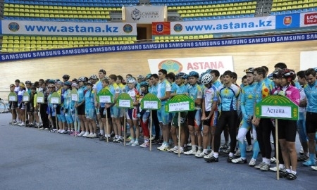 Открытие Чемпионата РК по велотреку.