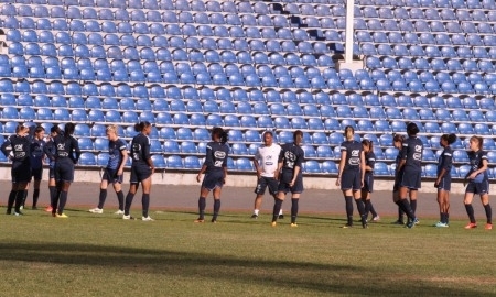 Тренировка женской сборной Франции