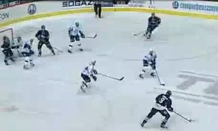 Видео шайб в матче КХЛ «Медвешчак» — «Барыс» 3:2