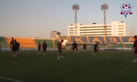 Видео тренировки «Актобе» в Алматы