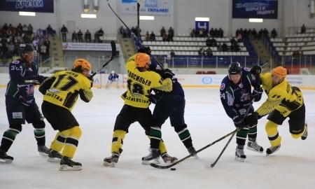 Фоторепортаж с матча ВХЛ «Кубань» — «Сарыарка» 4:5