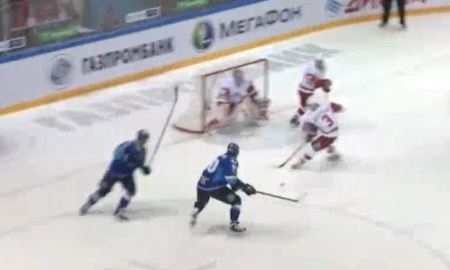 Видео шайб в матче КХЛ Барыс» — «Витязь» 3:2 Б