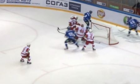 Видеообзор матча КХЛ Барыс» — «Витязь» 3:2 Б