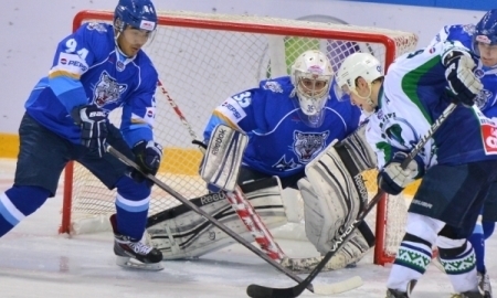 Фоторепортаж с матча МХЛ «Снежные Барсы» — «Мамонты Югры» 2:1 Б