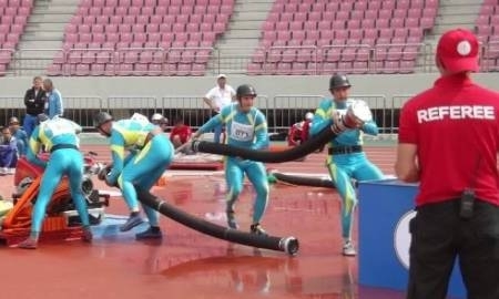 Сборная Казахстана заняла пятое место на чемпионате Мира по пожарно-спасательному спорту