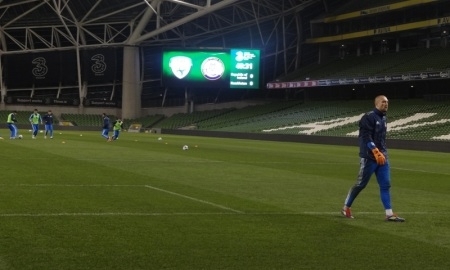 Фоторепортаж с тренировки сборной Казахстана