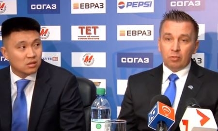 Видео послематчевой пресс-конференции игры КХЛ «Металлург» Нк — «Барыс» 3:5