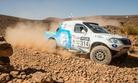 Команда «Astana Dakar» находится в первой десятке лидеров ралли «Марокко»