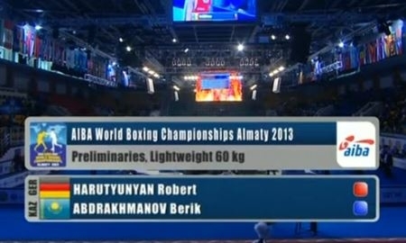 Видео боя чемпионата Мира Роберт Харутюнян — Берик Абдрахманов