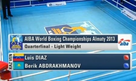Видео боя чемпионата Мира Берик Абдрахманов — Луис Диас