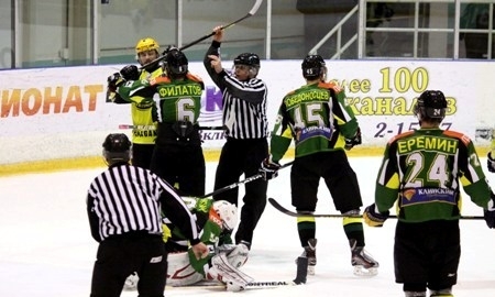 Фоторепортаж с матча ВХЛ «Титан» — «Сарыарка» 2:1Б