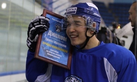 Фоторепортаж с тренировки «Барыса» накануне матча с «Магниткой»