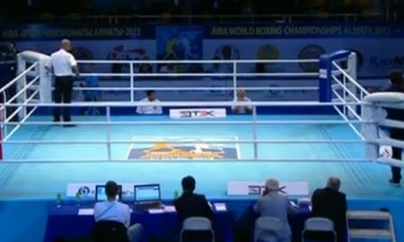 Видео боя чемпионата Мира Биржан Жакипов — Йосвани Вейтиа