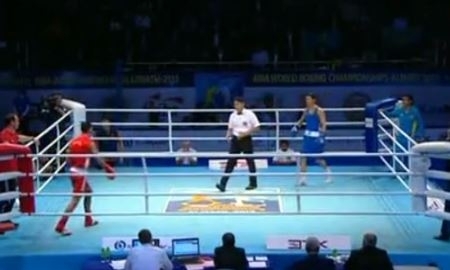 Видео боя чемпионата Мира Данияр Елеусинов — Аражик Марутян