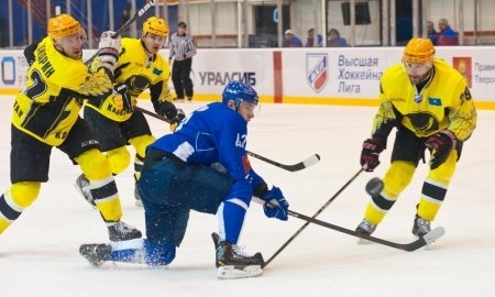 Фоторепортаж с матча ВХЛ ТХК — «Сарыарка» 4:5 О.Т