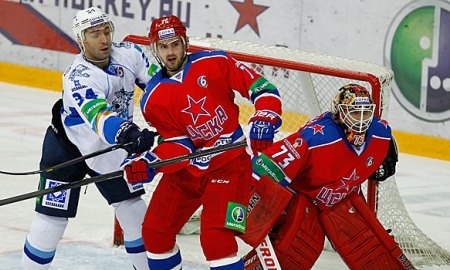 Фоторепортаж с матча КХЛ ЦСКА — «Барыс» 3:0