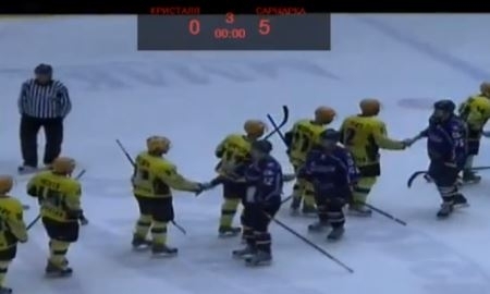 Видео матча ВХЛ «Кристалл» — «Сарыарка» 0:5