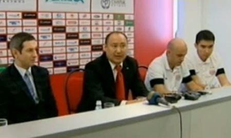 Видеосюжет о пресс-конференции «Кайрата» перед Элитным раундом Кубка УЕФА