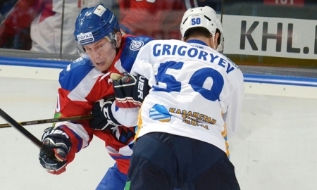 Видео шайб в матче КХЛ «Лев» — «Барыс» 2:3 О.Т