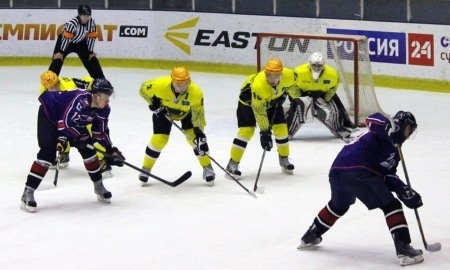 Фото с матча ВХЛ «Кристалл» — «Сарыарка» 0:5