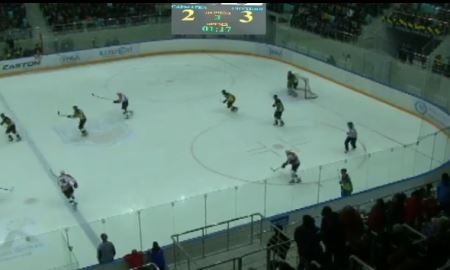 Видео матча ВХЛ «Сарыарка» — «Спутник» 2:3