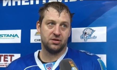 Видеоинтервью Дмитрия Уппера после матча КХЛ со «Слованом»