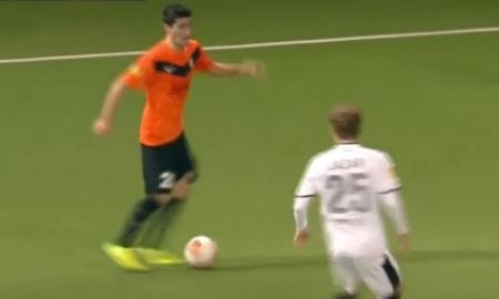 Геворг Казарян в матче против ПАОКа