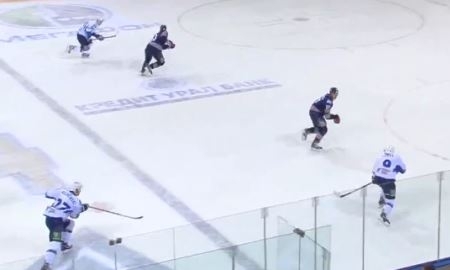 Видео шайб в матче КХЛ «Металлург» Мг — «Барыс» 3:4 Б