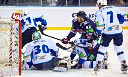 Фоторепортаж с матча КХЛ «Металлург» Мг — «Барыс» 3:4 Б
