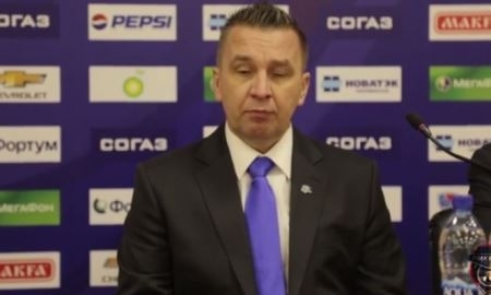 Видео послематчевой пресс-конференции игры КХЛ «Трактор» — «Барыс» 0:4