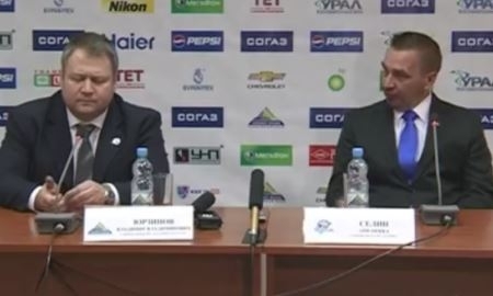 Видео послематчевой пресс-конференции игры КХЛ «Салават Юлаев» — «Барыс» 6:3