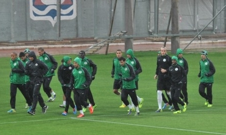 Фоторепортаж с тренировки «Маккаби» на «Кирьят Элиэзер»