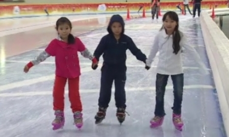 Жители и гости столицы празднуют День Независимости на коньках