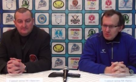 Видео послематчевой пресс-конференции игр чемпионата РК «Арыстан» — «Иртыш» 2:9, 5:3