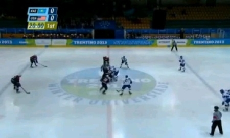 Видеообзор матча Универсиады Казахстан — США 5:1