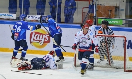 Фоторепортаж с матча МХЛ «Снежные Барсы» — «Белые Тигры» 9:3
