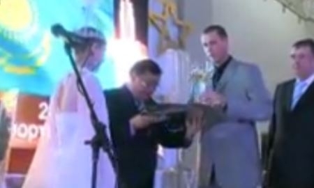 Видеосюжет о чествовании лучших спортсменов Карагандинской области