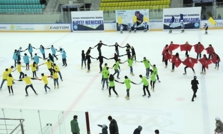 Акцию в поддержку олимпийцев провели в Караганде