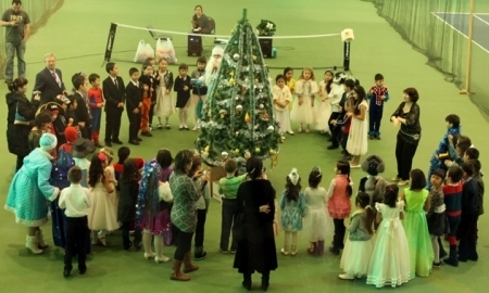 Новый год отметили в теннисном центре Шымкента 