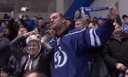 Видео шайб матча КХЛ «Динамо» Москва — «Барыс» 3:2 О. Т