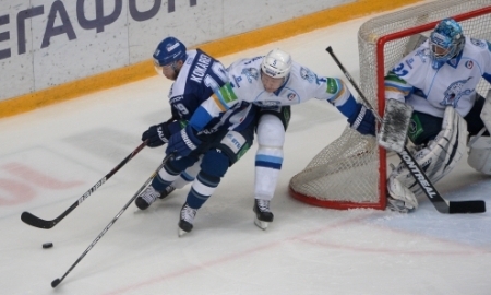 Фоторепортаж с матча КХЛ «Динамо» Москва — «Барыс» 3:2 О.Т