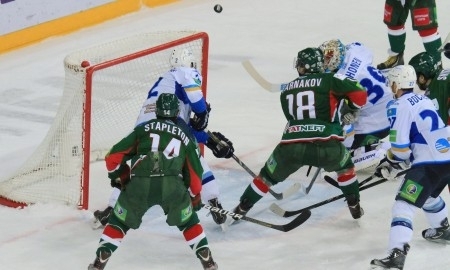 Фоторепортаж с матча КХЛ «Ак Барс» — «Барыс» 1:2