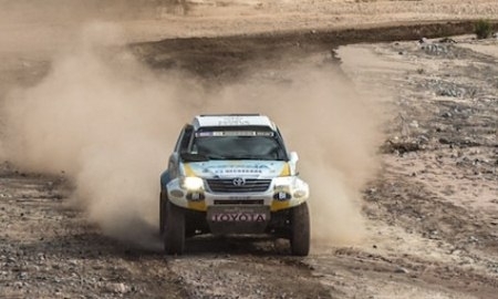 Внедорожник Astana Motorsports в десятке на четвертом этапе Дакара